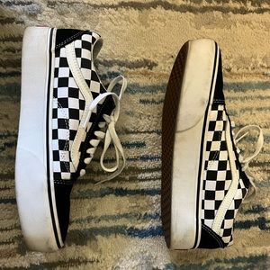 Vans old Skool platform checkered sneaker